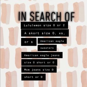 in search of ^ and earrings and necklaces